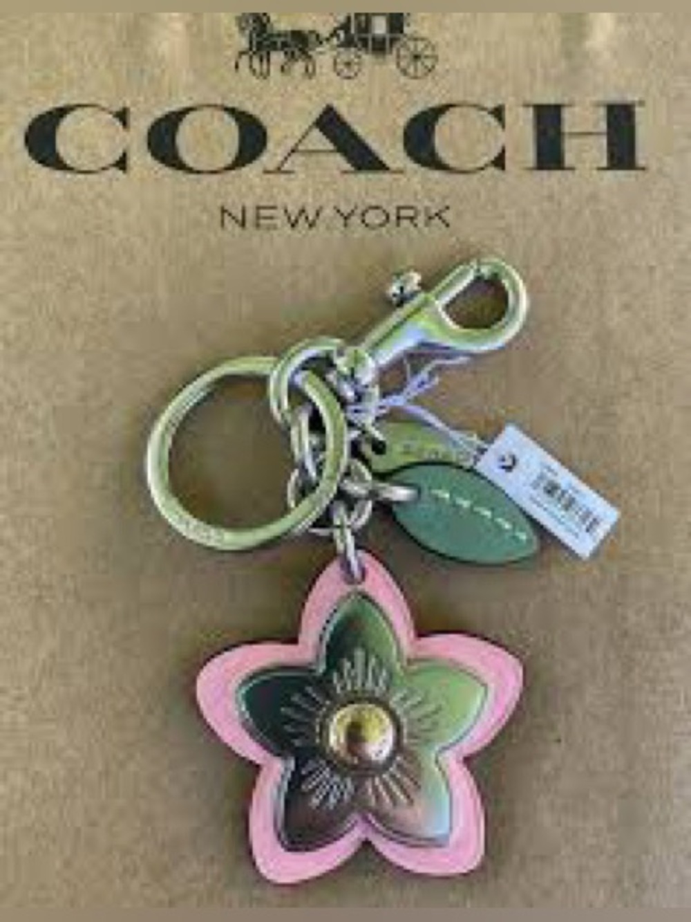 COACH Wildflower Bag Charm / Key Fob